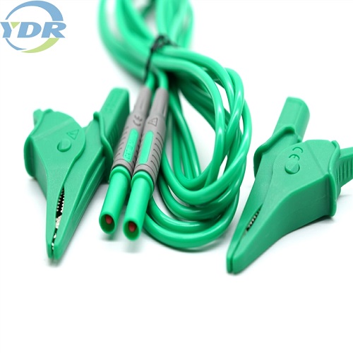 1000v Konektor Crocodile 1000v 10a clamp kabel Alligator Clip Harness kanggo universal meter