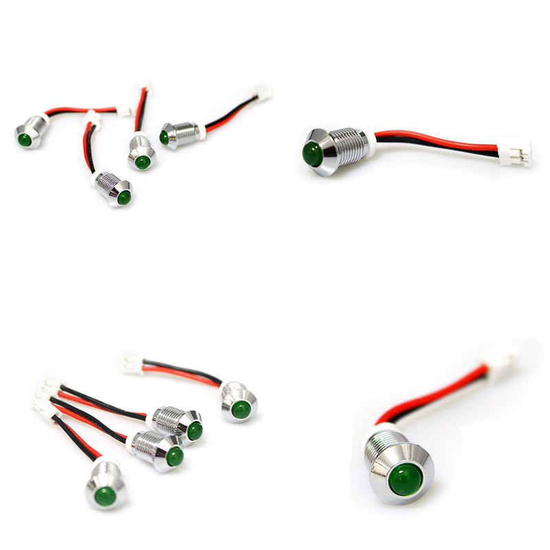 LED Wire Harness Red and Green Indikator Lampu Listrik Konektor XH 2.54 Konektor