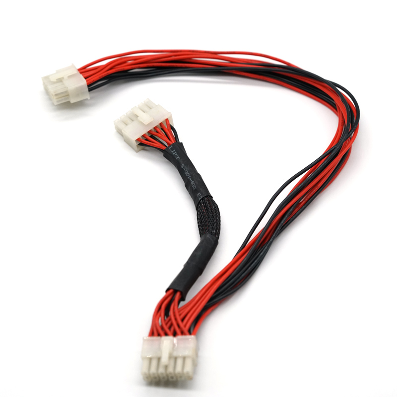 Molex 5557 Terminal Wire 4.2mm Double Row Molex Wire Harness Kanggo Pasokan Daya Mesin Komputer